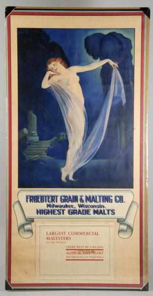 Appraisal: Froedtert Grain Malting Co Calendar Description Beautiful artwork Minor mildew