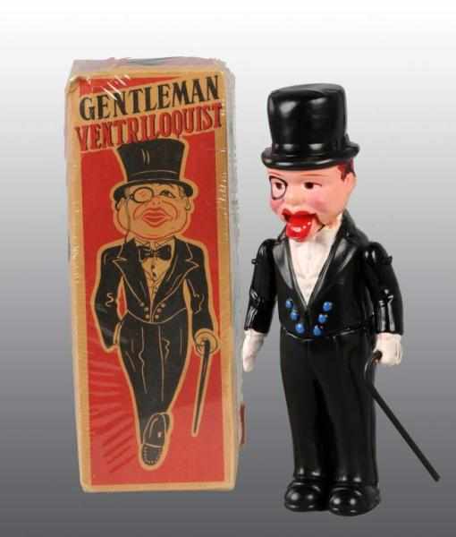 Appraisal: Celluloid Unlicensed Charlie McCarthy Walking Toy Description Japanese Pre-war Wind-up