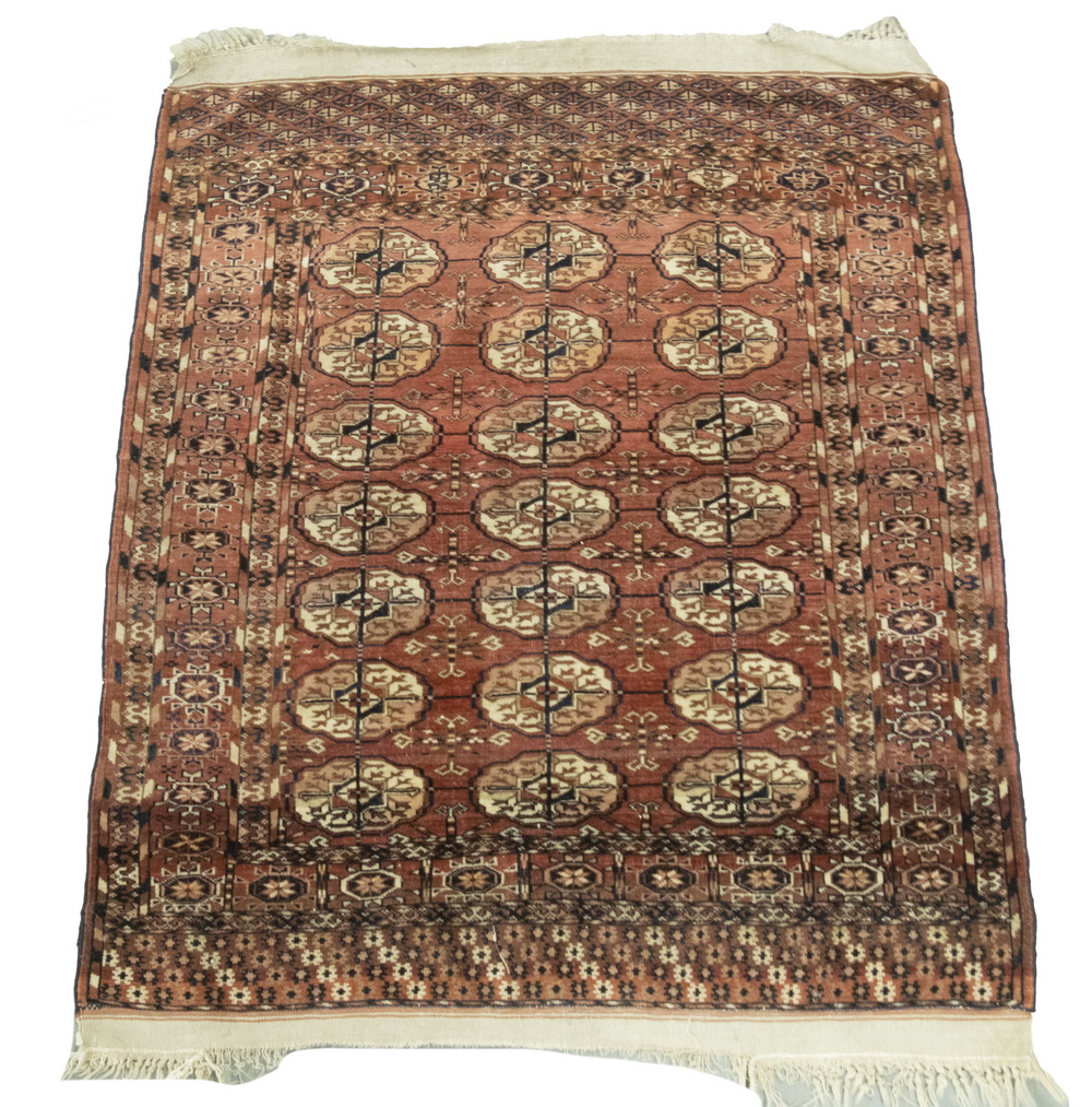 Appraisal: TEKKE BOKHARA RUG ' X ' Made in West Turkestan