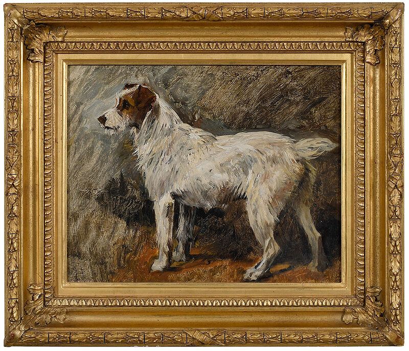 Appraisal: John Emms British - A Wire Haired Jack Russell Terrier