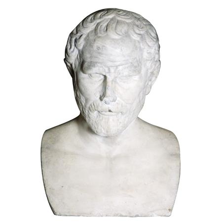 Appraisal: Italian Neoclassical Marble Bust of a Philosopher Estimate -