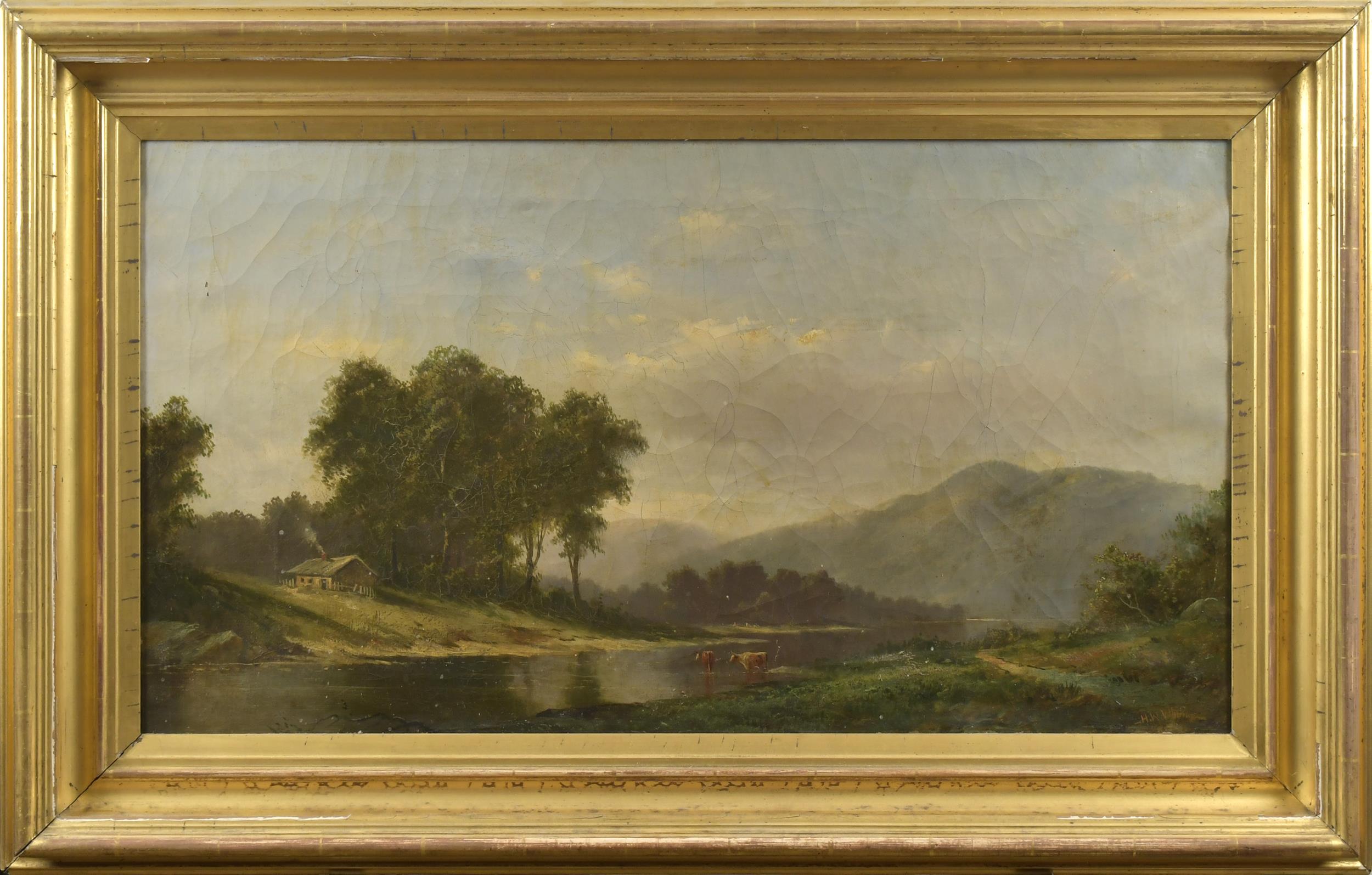 Appraisal: HENRY WHITING TH C O C RIVER SCENE th C