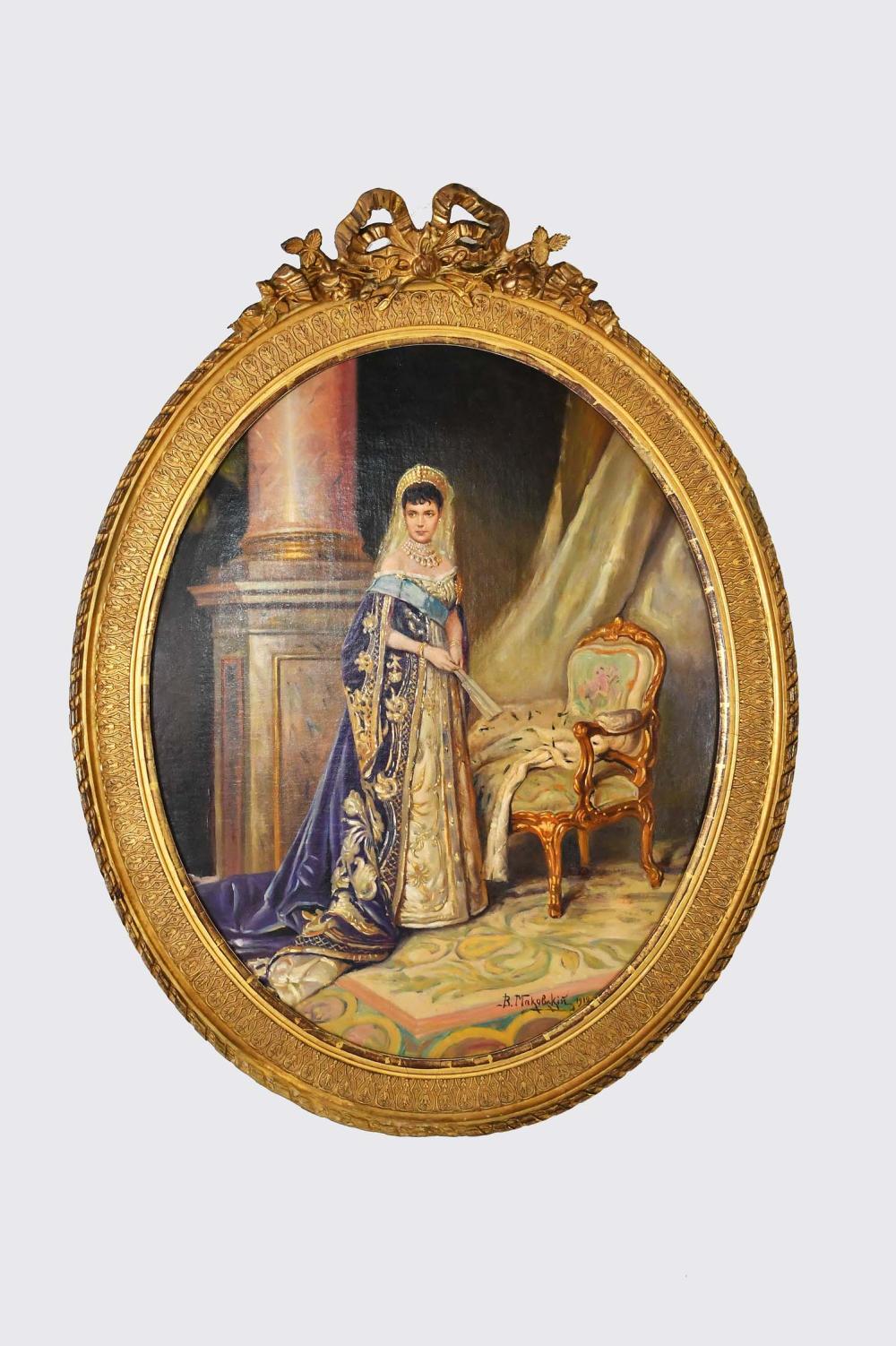 Appraisal: AFTER VLADIMIR MAKOVSKY RUSSIAN - Maria Feodorovna known before her