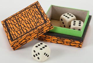 Appraisal: Sure-Shot Dice Box Holland Eddy Taytelbaum s A reversible box