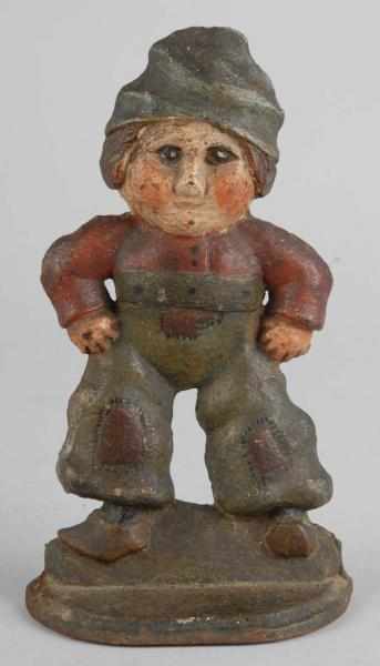 Appraisal: Cast Iron Dutch Boy Doorstop Description Depicts whimsical Dutch boy