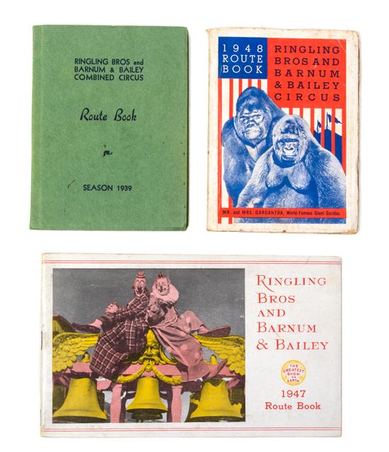 Appraisal: Sale Lot CIRCUS RINGLING BROTHERS AND BARNUM BAILEY Collection of