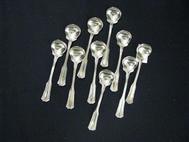 Appraisal: Set of Wallace Silverplate Sorbet Spoons