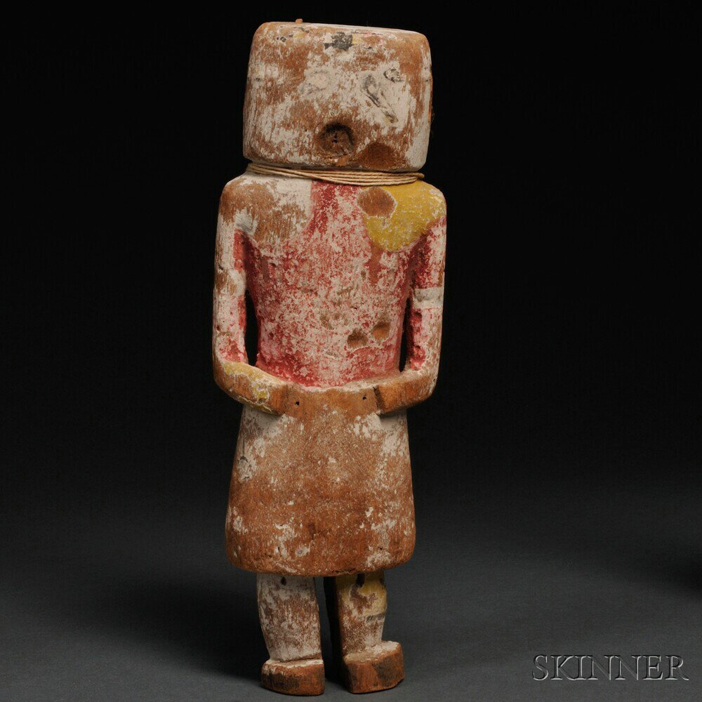 Appraisal: Hopi Polychrome Carved Wood Kachina with separately carved legs and