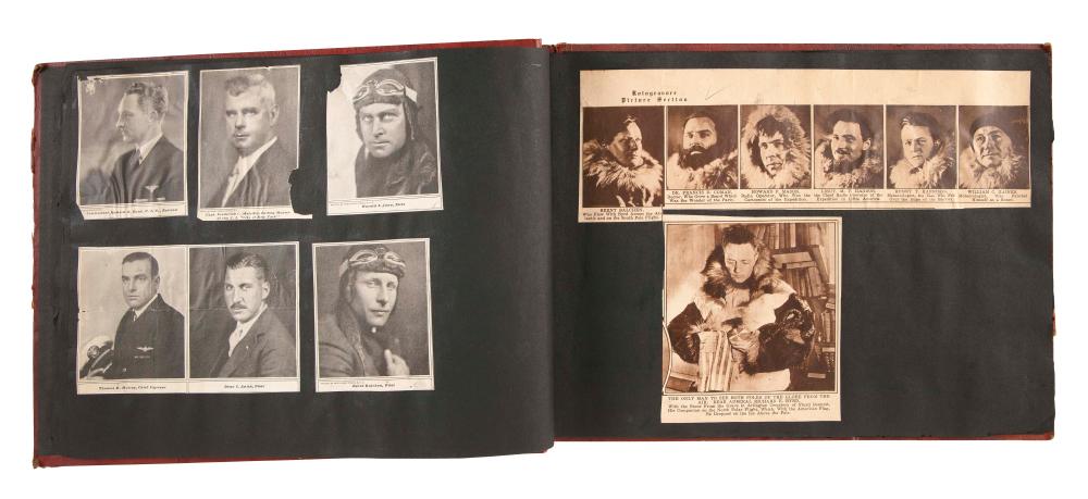 Appraisal: SCRAPBOOK OF THE FIRST ANTARCTIC EXPEDITION - CIRCA SCRAPBOOK OF