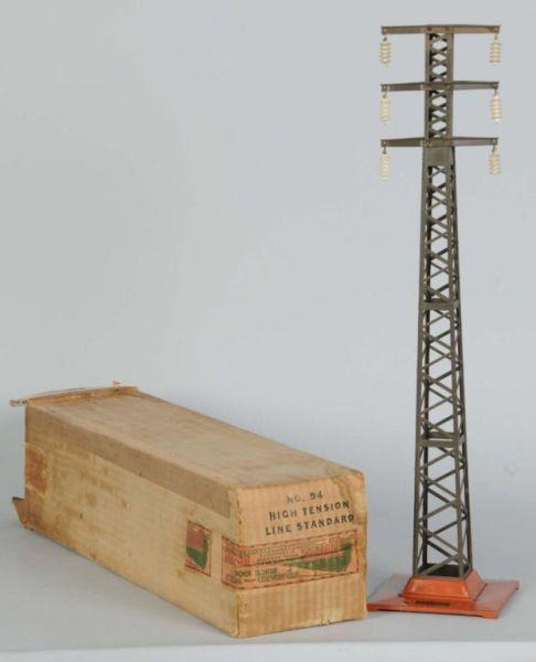 Appraisal: Lionel No High Tension Tower in Nice OB Description Pre-war