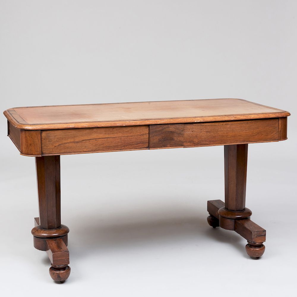 Appraisal: Victorian Rosewood Writing Table x ft x in Condition With