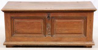 Appraisal: CONTINENTAL OAK COFFER TH C CONTINENTAL OAK COFFER TH C