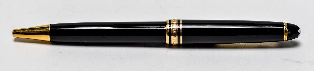 Appraisal: Mont Blanc Meisterstuck Black Ball Point Pen Mont Blanc Meisterstuck