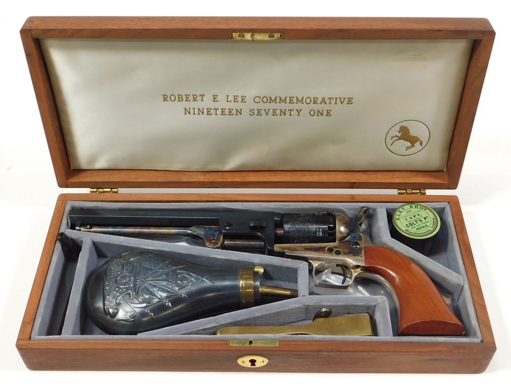 Appraisal: Cased Reproduction Colt Robert E Lee Revolver United States C