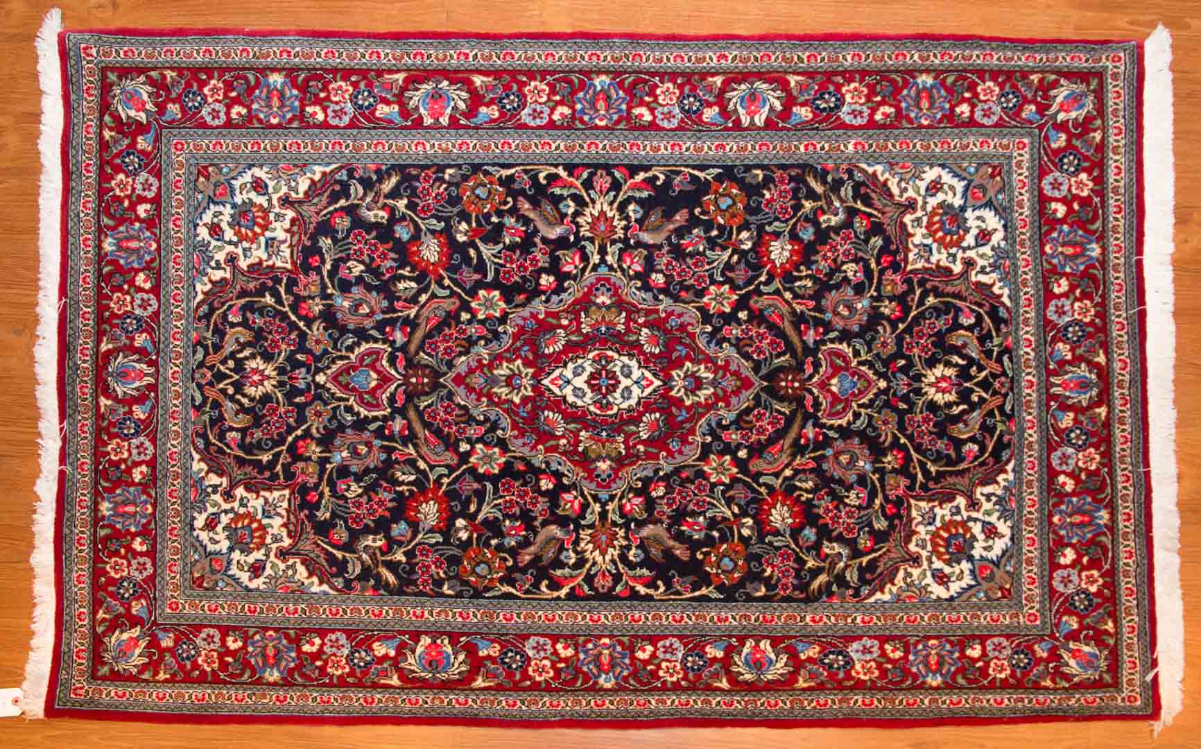 Appraisal: Persian Goum rug approx x Iran modern Condition Excellent condition