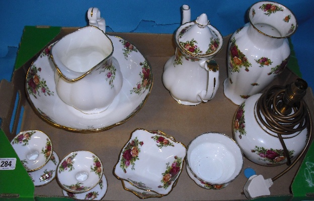 Appraisal: A Collection of Royal Albert Old Country Roses China including