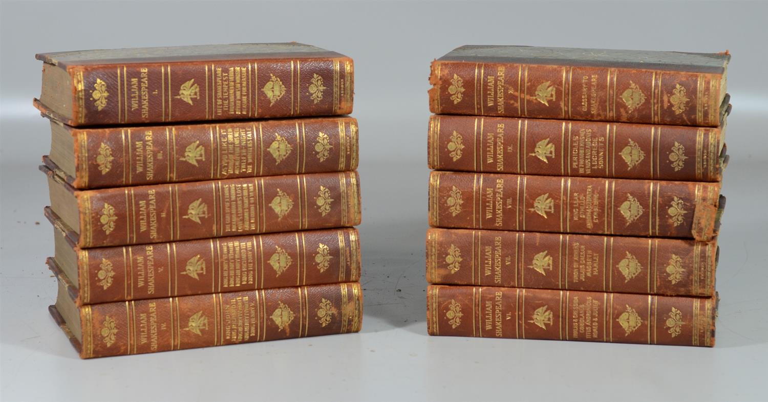 Appraisal: Shakespeare William Works London no date volumes morocco books