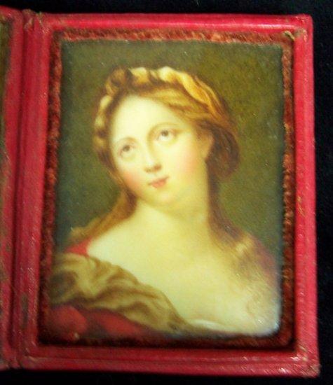 Appraisal: Italian School early th CenturyA Young Ladywith plaited hair gazing