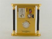 Appraisal: A gilt brass presentation clock commemorating the th birthday of