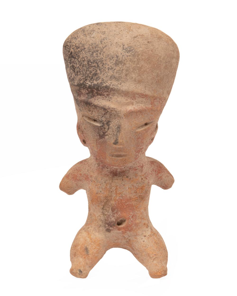 Appraisal: Pre-Columbian Chiriqui Culture Terracotta Figure - AD Panama h in