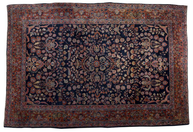 Appraisal: Antique Persian Sarouk Room Size Rug first quarter th century