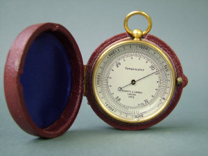 Appraisal: A brass cased altimeter by Negretti Zambra London diameter cm