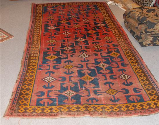 Appraisal: A Semi-antique Kotan Afghan Rug ' x '