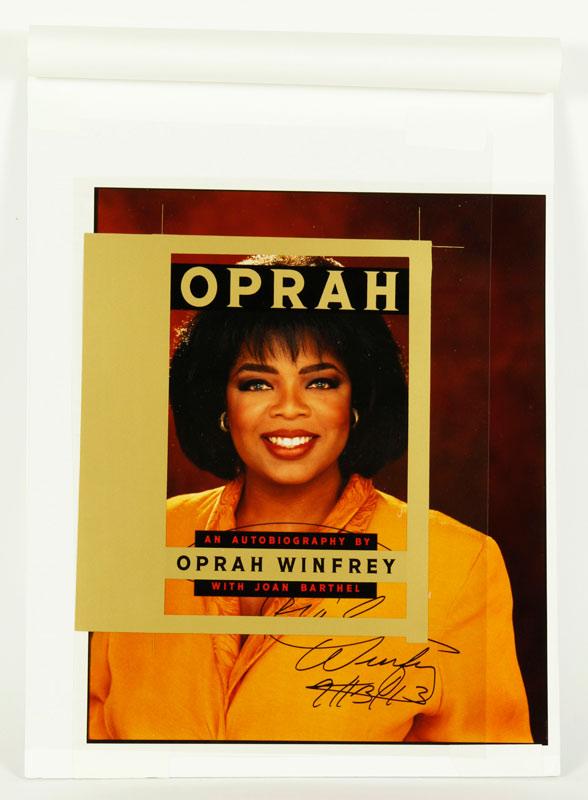 Appraisal: - Portrait of Oprah Winfrey Photograph Portrait of Oprah Winfrey