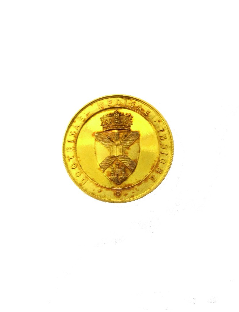 Appraisal: A late Victorian Edinburgh University Medical Prize gold medallion detailed