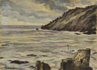 Appraisal: Muirhead Bone Seascape Watercolor Sir David Muirhead Bone HRSA NEAC