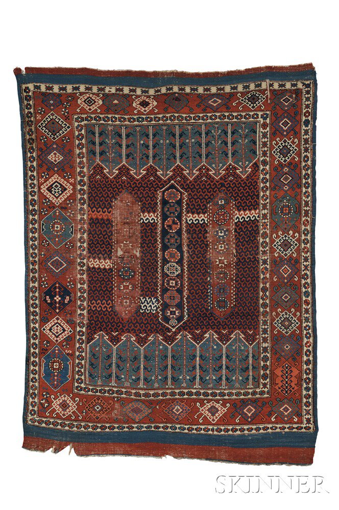 Appraisal: Bergama Rug West Anatolia mid- th century the brick red