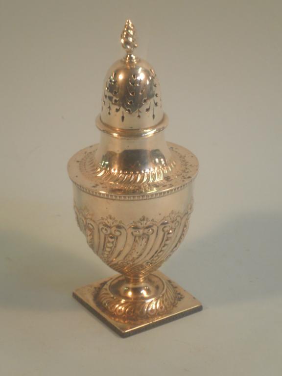 Appraisal: A Victorian silver sugar castor by George Jackson and David