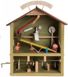 Appraisal: The Chicken Coop Automaton England Neil Hardy ca s Wooden