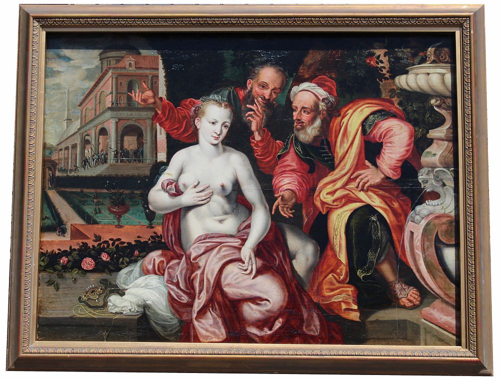 Appraisal: th C Flemish Susanna and the Elders Attributed to the