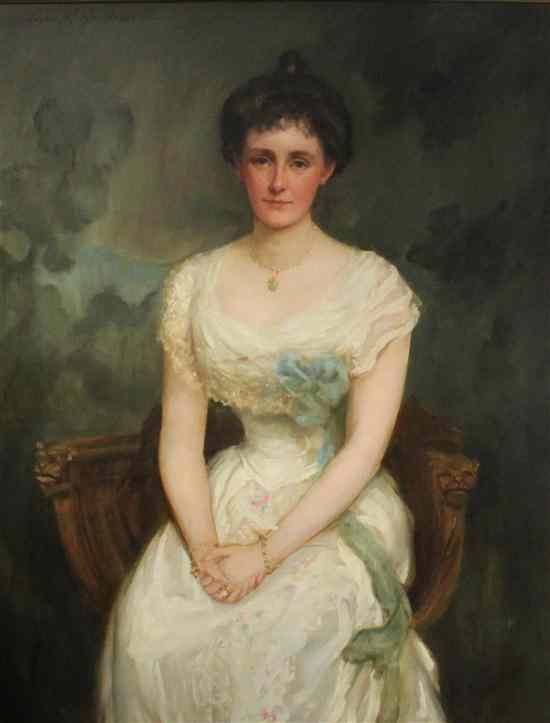 Appraisal: Charles Goldsborough Anderson - oil on canvas Portrait of a