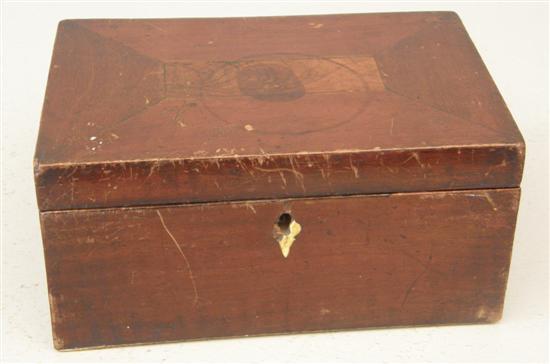 Appraisal: Small collection of coins and bank notes in mahogany box