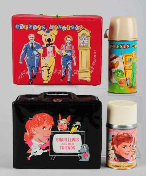 Appraisal: Lot of Vinyl TV Character Lunch Boxes Made by Aladdin