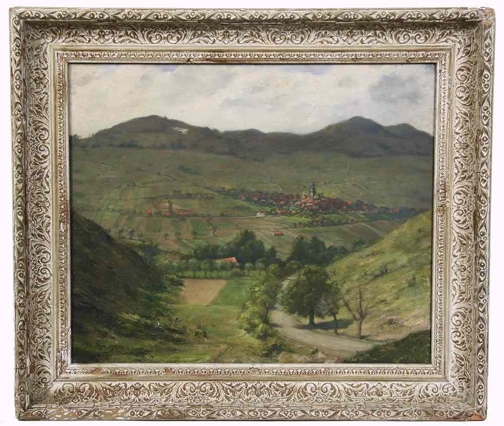 Appraisal: OOC - Early View of Cathedral City California by Asmus