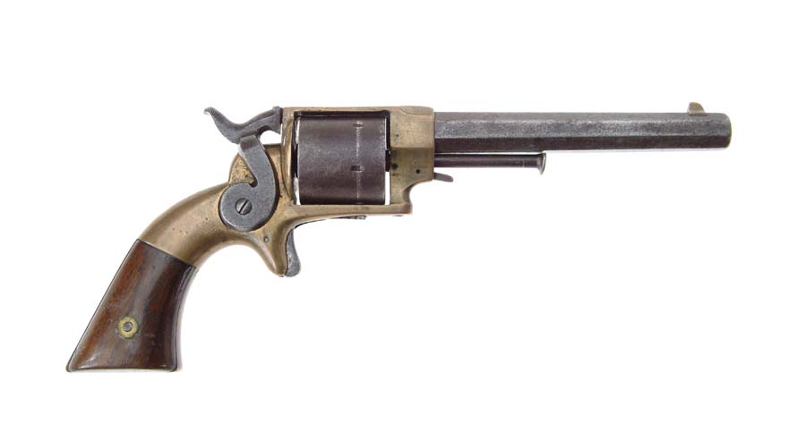 Appraisal: ALLEN WHEELOCK SIDE HAMMER RIM FIRE REVOLVER Cal RF SN