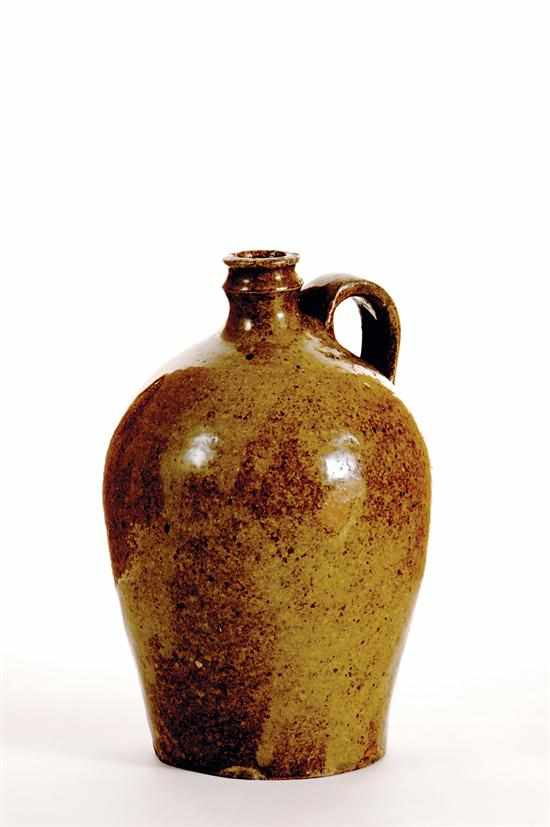 Appraisal: Southern stoneware jug Pottersville Edgefield South Carolina circa alkaline glaze