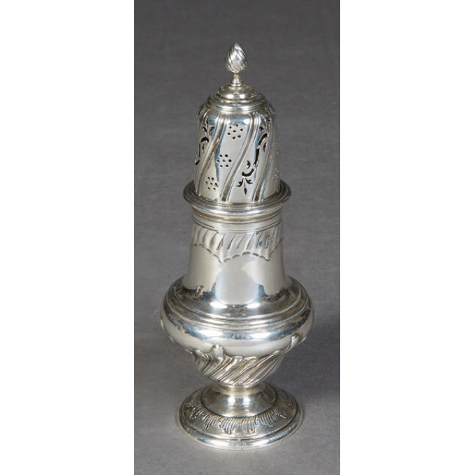 Appraisal: Sterling Sugar Shaker London by Charles Stuart Harris fully hallmarked