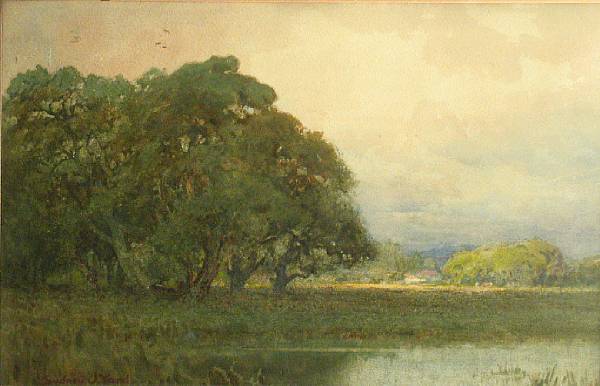 Appraisal: Sydney Janis Yard American - 'Autumn Day Santa Clara Valley'