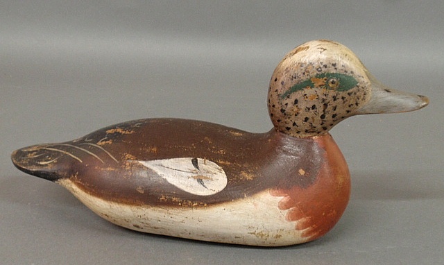 Appraisal: - Mason standard grade widgeon drake decoy with glass eyes