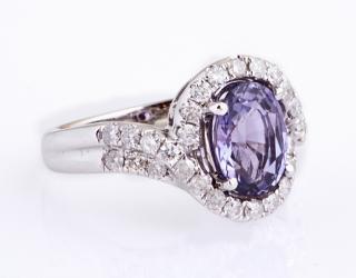 Appraisal: Lady's K White Gold Dinner Ring with an oval Lady's