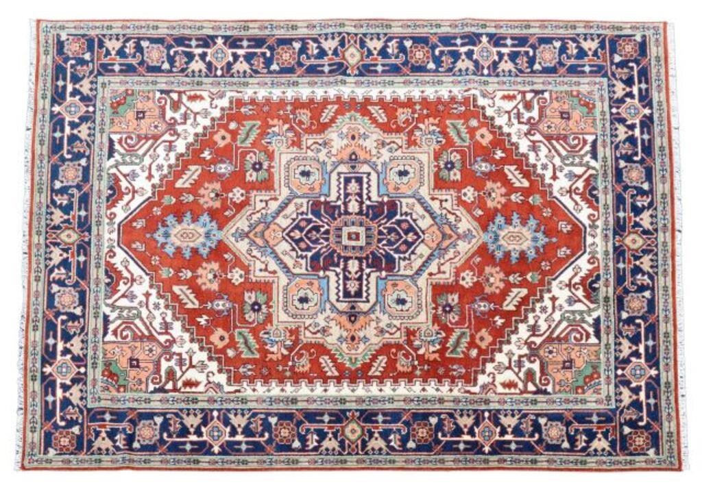 Appraisal: Hand-tied Serapi rug India approx 'l ' w