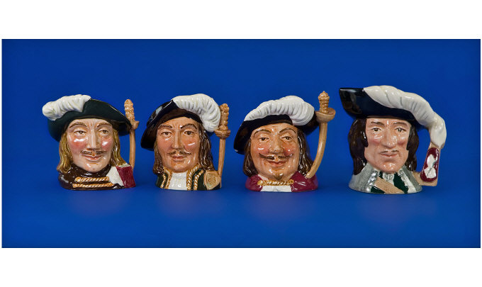 Appraisal: Royal Doulton Miniature Character Jugs D'Artagnan D Issued - Athos