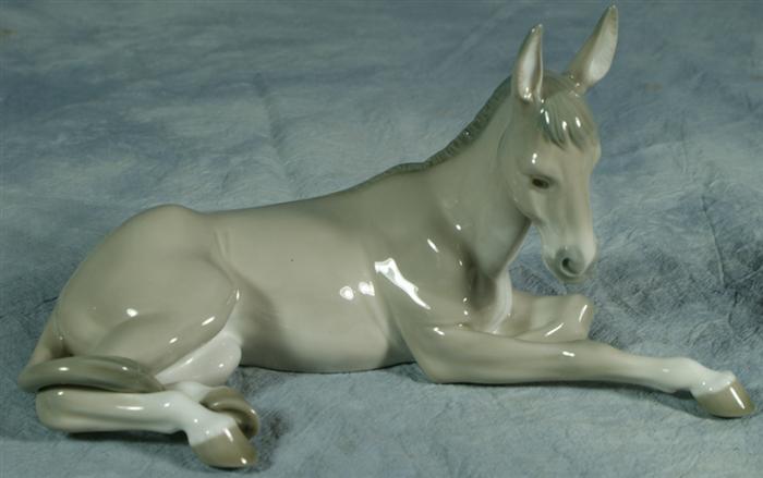 Appraisal: Lladro figurine grey horse long no damage Estimate -