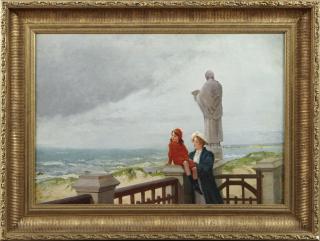 Appraisal: Louis Robert Carrier-Belleuse - French Looking Out to Sea early