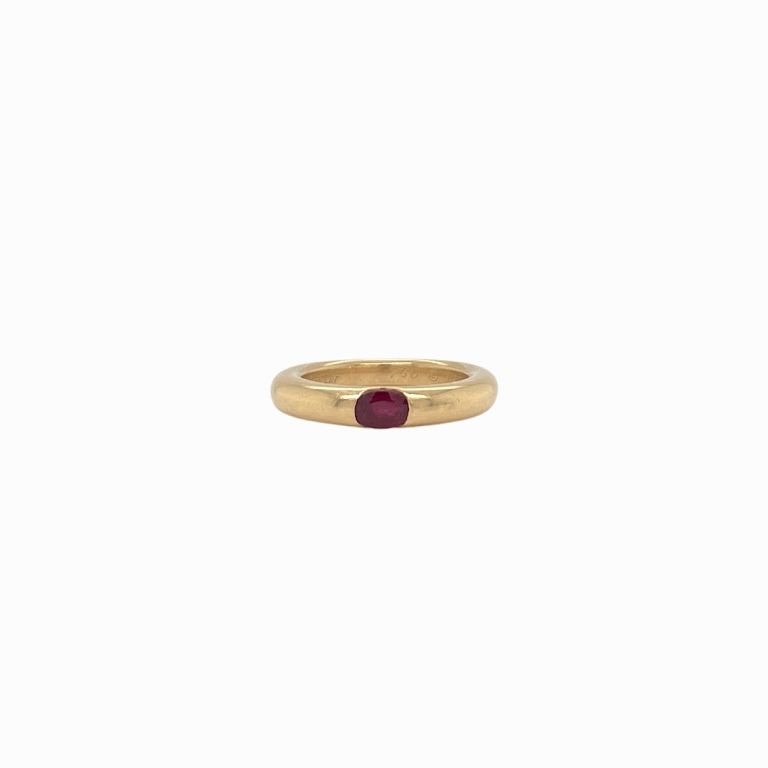 Appraisal: Cartier K Ruby Ring Cartier K Ruby Ring Total Weight