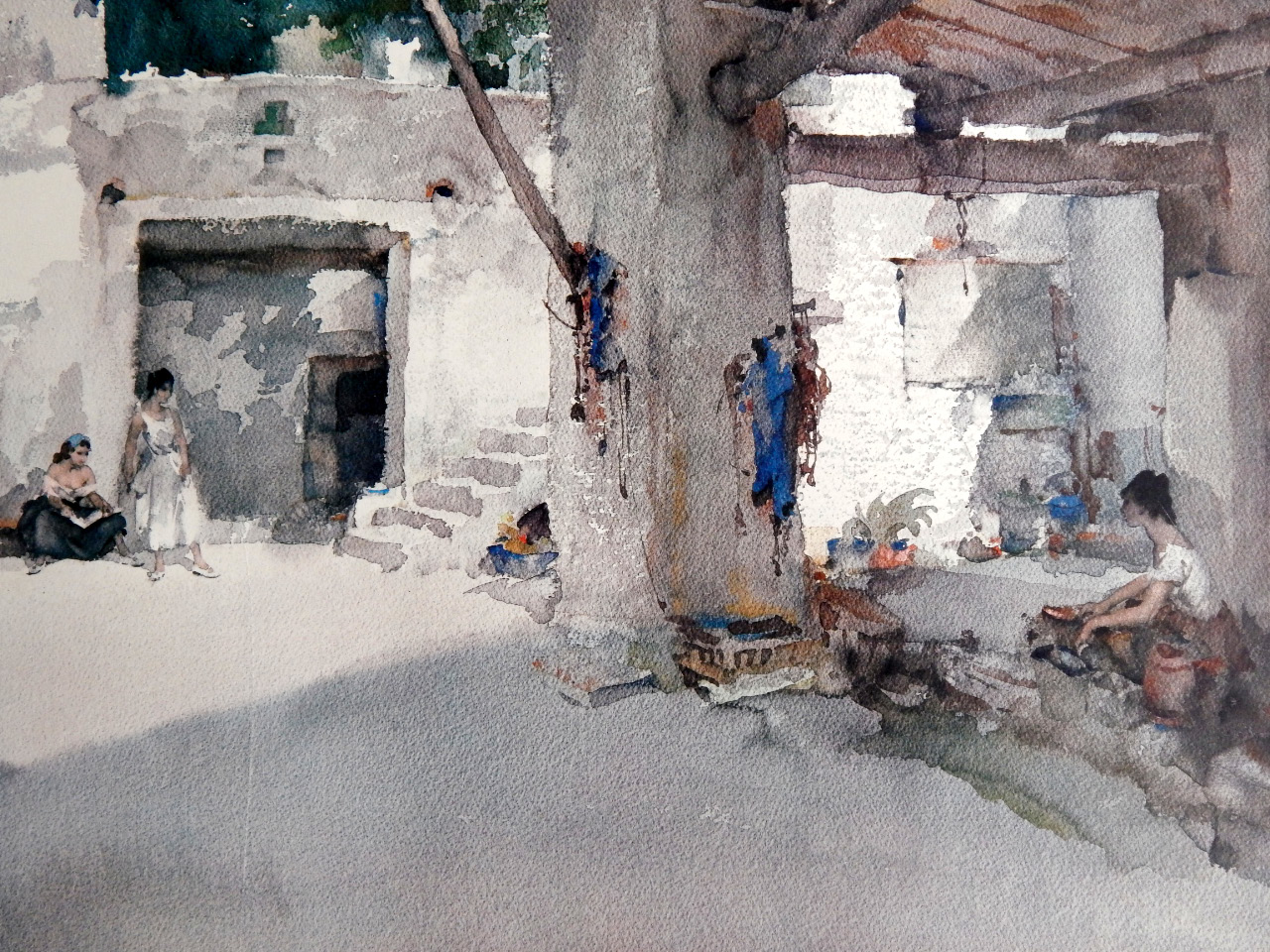 Appraisal: After Sir William Russell Flint Conversations St Martin d'Ardeche limited